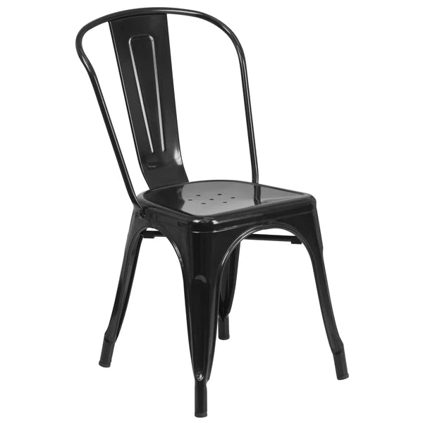 Black Metal Farmhouse Chairs